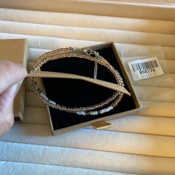 Joy, cuff Morse code bracelet - Picture 6 of 7